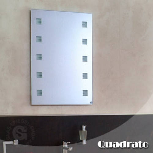 Hinterleuchteter Spiegel Quadrato 700 x 900mm
