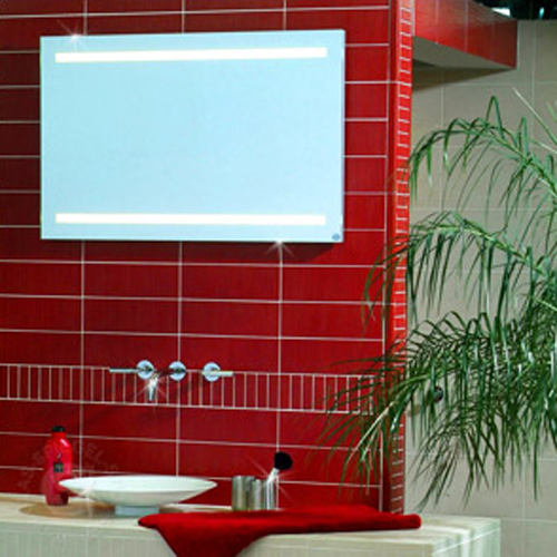 Badspiegel MILANO LINEA T5 hinterleuchtet 600 x 800 mm (Facette)