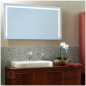 Preview: Hinterleuchteter Badspiegel Milano Star 1200 x 700mm