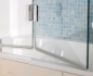 Preview: Badewannenaufsatz 2 Klarglas bis 1500 mm Breite