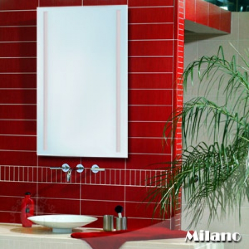 Hinterleuchteter Badspiegel Milano 600 x 800mm