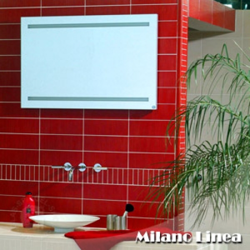Hinterleuchteter Badspiegel Milano Linea 450 x 600mm
