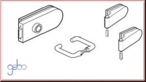 Preview: Claustra - Set mit Rundformdrücker unverschließbar vorn