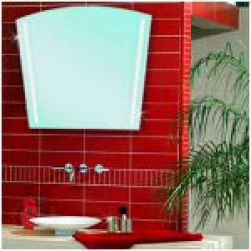 Badspiegel ANCONA T5 hinterleuchtet 900 x 900 mm (Facette)