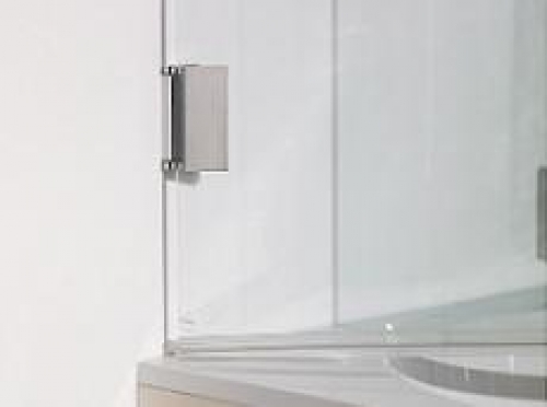 Preview: Badewannenaufsatz 1 Ornamentglas bis 1000 mm Breite