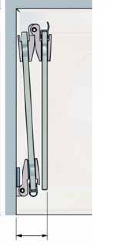 Preview: Badewannenaufsatz 3 Ornamentglas bis 2000 mm Breite
