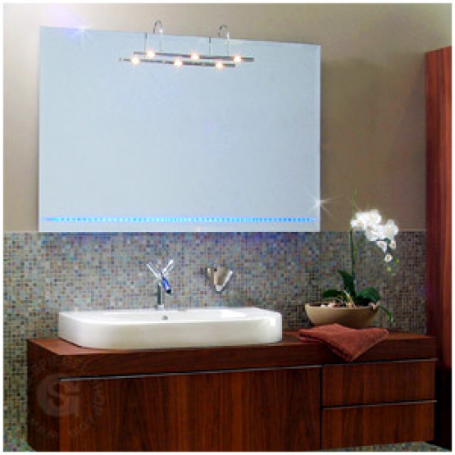 Badezimmerspiegel, Badspiegel, Kristallspiegel, Wandspiegel