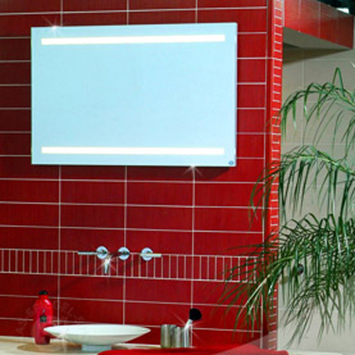 Badspiegel MILANO LINEA T5 hinterleuchtet 450 x 650 mm