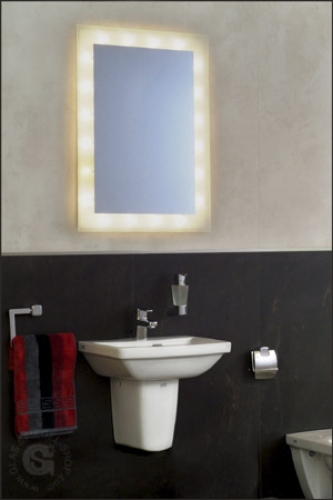 Hinterleuchteter Spiegel Brescia LED