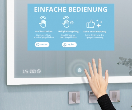 Smart Home Spiegel Bellagio LED