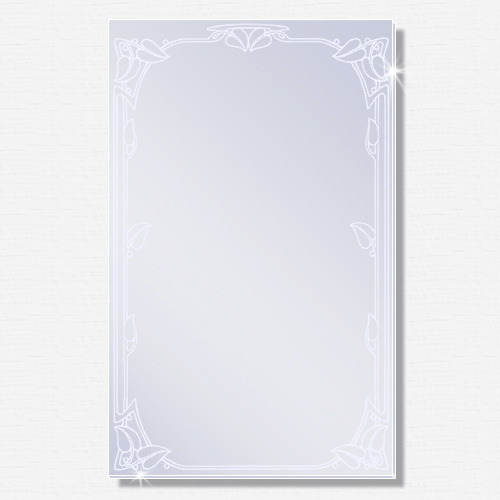 Badezimmerspiegel, Badspiegel, Kristallspiegel, Wandspiegel