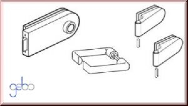 Claustra - Set mit Flachformdrücker unverschließbar hinten