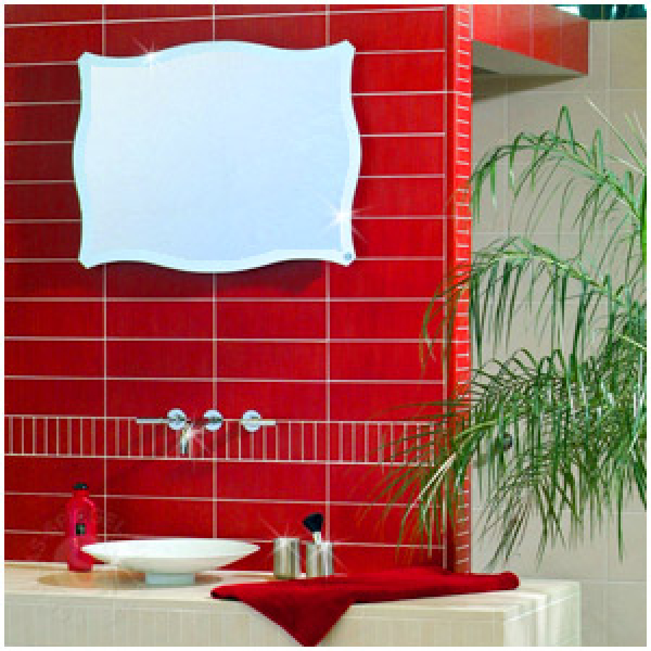 Badspiegel Ravena 800 x 800 mm (25-mm-Facette)