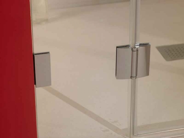 Duschabtrennung 1 Ornamentglas für Nischenbreite bis 1000