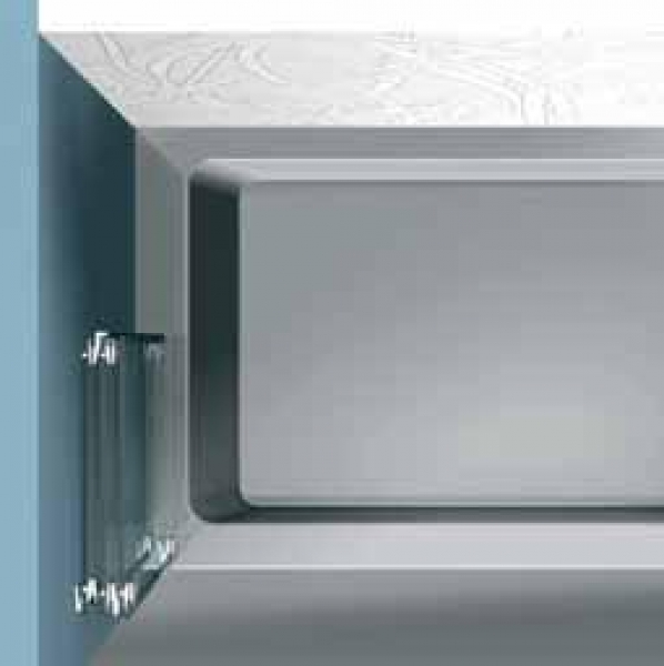 Badewannenaufsatz 7 Klarglas bis 1500 mm Breite