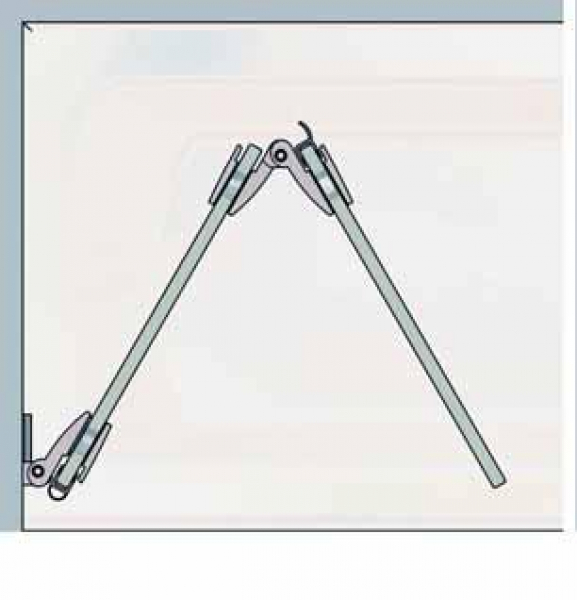 Badewannenlösung 8 Ornamentglas bis 1500 mm Breite
