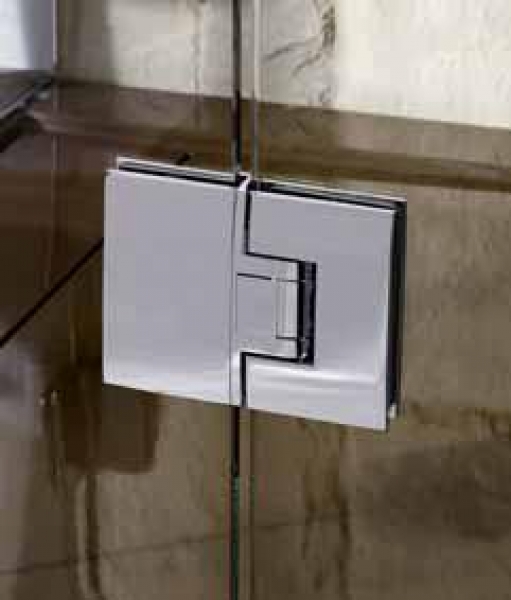 Duschabtrennung 4 Ornamentglas für Nischenbreite bis 1500 mm (2)