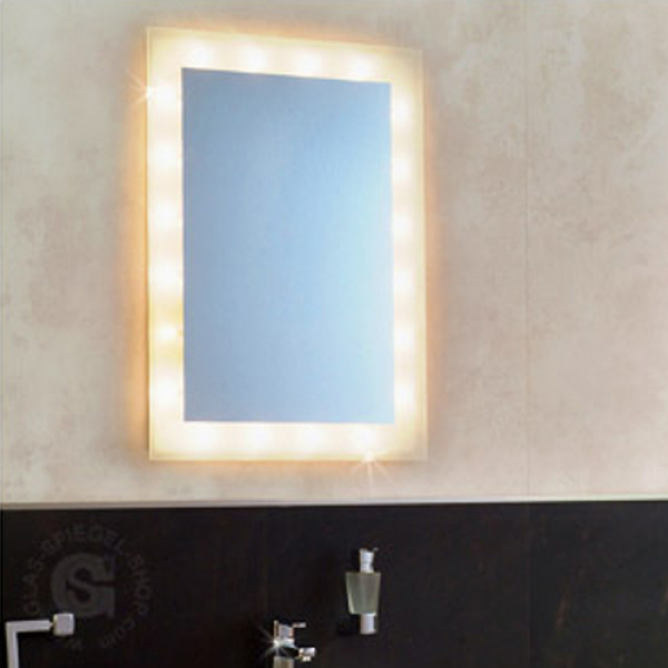 Hinterleuchteter Spiegel Brescia (Halogen Leuchten)