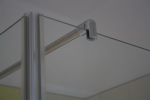 Echtglasdusche 2 aus Klarglas bis 1500 x 1500