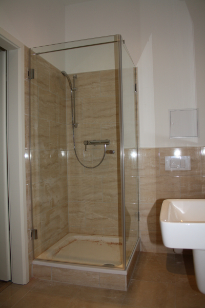 Echtglasdusche 1 aus Klarglas bis 1000 x 1500 mm