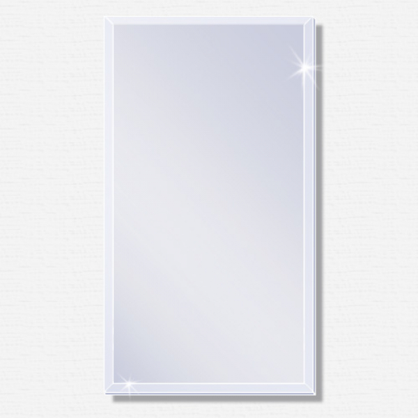 Mattierter Design-Spiegel Limbus 450 x 600mm