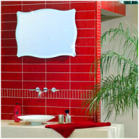 Badspiegel Ravena 800 x 800 mm (30-mm-Facette)