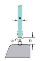 Dichtprofil Art.-Nr. 8863 für 6/8-mm Glas