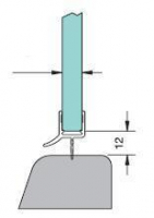 Dichtprofil Art.-Nr. 8864 für 6/8-mm Glas