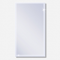 Mattierter Design-Spiegel Limbus 450 x 600mm