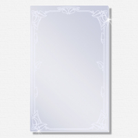 Mattierter Design-Spiegel SIENA 600 x 800mm