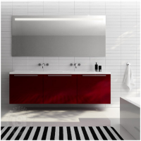 Hinterleuchteter Spiegel Milano Castor LED Tube